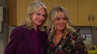 Marlena (Deidre Hall) and Carrie (Christie Clark) shared a bittersweet reunion | Image: Peacock